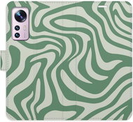 iSaprio Flip Case Zebra Green 02 for Xiaomi 12 / 12X - Phone Case