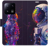 iSaprio Flip Case Neon Astronaut 02 for Xiaomi 13 Pro - Phone Case