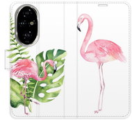 iSaprio Flip case Flamingos for Honor 200 Pro - Phone Cover