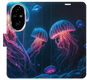 Kryt na mobil iSaprio Flip pouzdro Jellyfish pro Honor 200 Pro - Kryt na mobil
