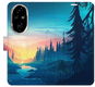 Kryt na mobil iSaprio Flip pouzdro Magical Landscape pro Honor 200 Pro - Kryt na mobil
