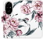Kryt na mobil iSaprio Flip pouzdro Pink Flowers pro Honor 200 Pro - Kryt na mobil