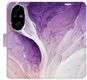 Kryt na mobil iSaprio Flip pouzdro Purple Paint pro Honor 200 Pro - Kryt na mobil