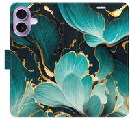 iSaprio Flip Case Blue Flowers 02 for iPhone 17 - Phone Case
