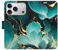 iSaprio Flip Case Blue Flowers 02 for iPhone 17 Pro - Phone Case