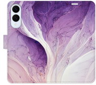 iSaprio Flip Case Purple Paint for Samsung Galaxy S25 Edge - Phone Case