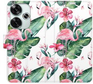 iSaprio Flip Case Flamingos Pattern for Poco F6 - Phone Cover