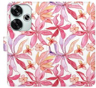 iSaprio Flip Case Flower Pattern 10 for Poco F6 - Phone Cover