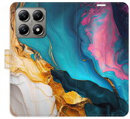 iSaprio Flip case Colourful Marble for Xiaomi 14T - Phone Case