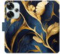 Kryt na mobil iSaprio Flip pouzdro GoldBlue pro Poco F6 - Kryt na mobil