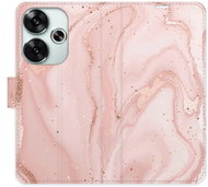 iSaprio Flip Case RoseGold Marble for Poco F6 - Phone Cover