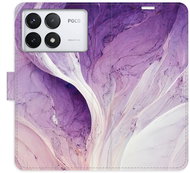 iSaprio Flip Case Purple Paint for Poco F6 Pro - Phone Cover