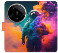 iSaprio Flip case Astronaut in Colours 02 for Xiaomi 14 Ultra - Phone Cover