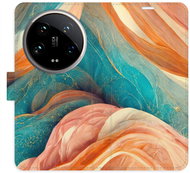 iSaprio Flip Case Blue and Orange for Xiaomi 14 Ultra - Phone Cover