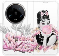 iSaprio Flip Case Girl with bubble for Xiaomi 14 Ultra - Phone Cover