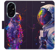 iSaprio Flip Case Neon Astronaut 02 for Honor 200 - Phone Case