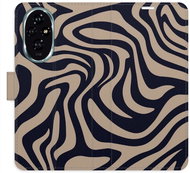 iSaprio Flip Case Zebra Black 02 for Honor 200 - Phone Case