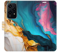 iSaprio Flip case Colourful Marble for Honor 200 Lite - Phone Case