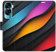 iSaprio Flip Case Color Waves for Honor 90 Lite 5G - Phone Case