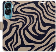 iSaprio Flip Case Zebra Black 02 for Honor 90 Lite 5G - Phone Case