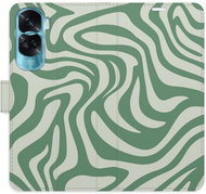 iSaprio Flip Case Zebra Green 02 for Honor 90 Lite 5G - Phone Case