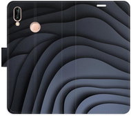iSaprio Flip case Dark Waves for Huawei P20 Lite - Phone Case