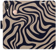 iSaprio Flip case Zebra Black 02 for Huawei P20 Lite - Phone Case