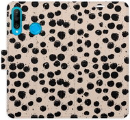 iSaprio Flip case Dotted 02 for Huawei P30 Lite - Phone Case