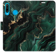 iSaprio Flip case Emerald 02 for Huawei P30 Lite - Phone Case