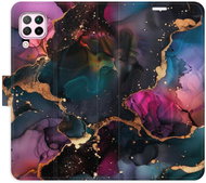 iSaprio Flip case Dark Marble for Huawei P40 Lite - Phone Case