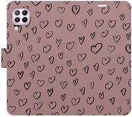 iSaprio Flip case Heart Dark 02 for Huawei P40 Lite - Phone Case
