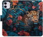 Pouzdro na mobil iSaprio Flip pouzdro Flower Jaguar 02 pro iPhone 11 - Pouzdro na mobil
