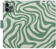 iSaprio Flip Case Zebra Green 02 for iPhone 11 Pro - Phone Case