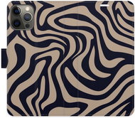 iSaprio Flip Case Zebra Black 02 for iPhone 12/12 Pro - Phone Case