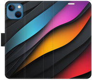 iSaprio Flip Case Color Waves for iPhone 13 - Phone Case