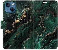 iSaprio Flip Case Emerald 02 for iPhone 13 mini - Phone Case