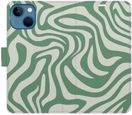 iSaprio Flip Case Zebra Green 02 for iPhone 13 mini - Phone Case