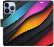 iSaprio Flip Case Color Waves for iPhone 13 Pro - Phone Case