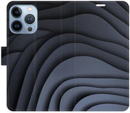 iSaprio Flip Case Dark Waves for iPhone 13 Pro - Phone Case