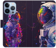 iSaprio Flip Case Neon Astronaut 02 for iPhone 13 Pro - Phone Case