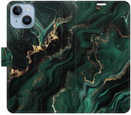 Pouzdro na mobil iSaprio Flip pouzdro Emerald 02 pro iPhone 14 - Pouzdro na mobil