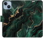 Pouzdro na mobil iSaprio Flip pouzdro Emerald 02 pro iPhone 14 - Pouzdro na mobil