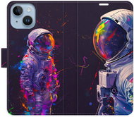 iSaprio Flip Case Neon Astronaut 02 for iPhone 14 - Phone Case