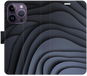 Pouzdro na mobil iSaprio Flip pouzdro Dark Waves pro iPhone 14 Pro - Pouzdro na mobil