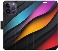 iSaprio Flip Case Color Waves for iPhone 14 Pro Max - Phone Case
