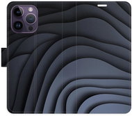 iSaprio Flip Case Dark Waves for iPhone 14 Pro Max - Phone Case