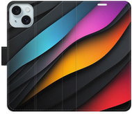iSaprio Flip Case Color Waves for iPhone 15 Plus - Phone Case