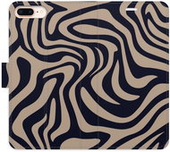 iSaprio Flip Case Zebra Black 02 for iPhone 7 Plus - Phone Case