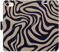 iSaprio Flip Case Zebra Black 02 for iPhone 7/8/SE 2020 - Phone Case