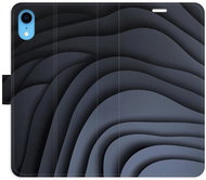 iSaprio Flip Case Dark Waves for iPhone XR - Phone Case